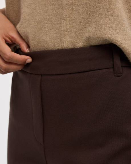Pantalon à taille haute et jambe droite - Le Stretch Moderne (MD) - Petite