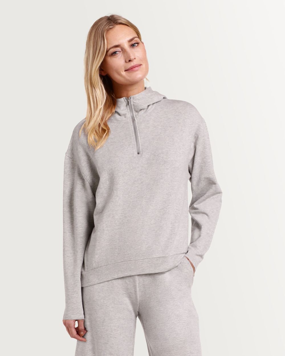 Hooded French Terry Pullover Hyba