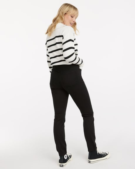 High-Rise Black Jean with Skinny Leg, Signature Soft - Petite