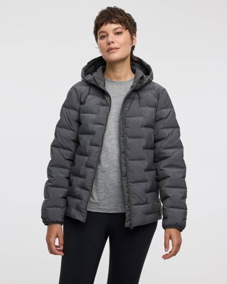 Quilted hooded Jacket - Hyba