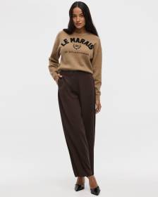 Mid-Rise Barrel Pants - The Timeless