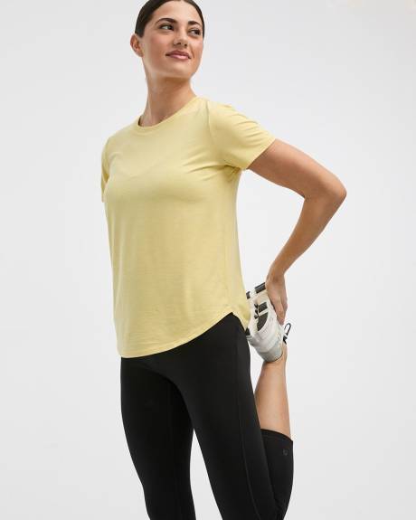 T-shirt à col rond et manches courtes - DRY-LUX (MD) Hyba Essentiels