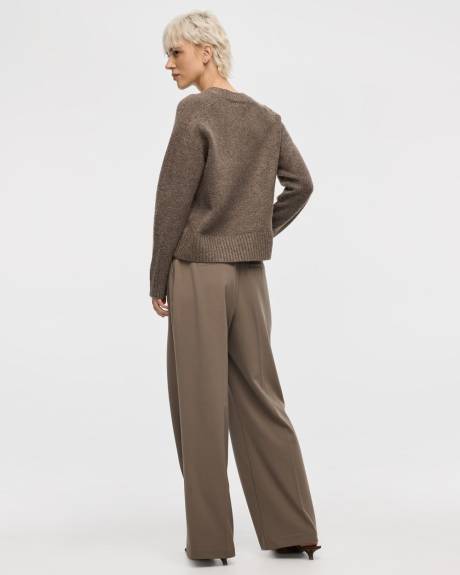 Long-Sleeve Crew-Neck PlushSoft Pullover