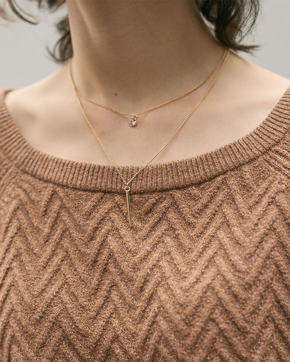 2-Layer Pendant Necklace