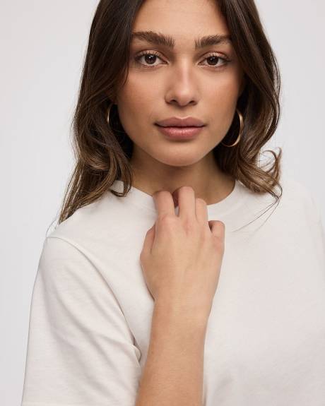 T-shirt ample à col rond