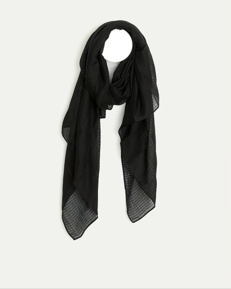 Solid Textured Scarf