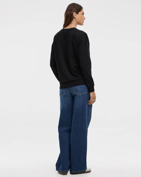 Pull à manches longues et col rond - R Essentials