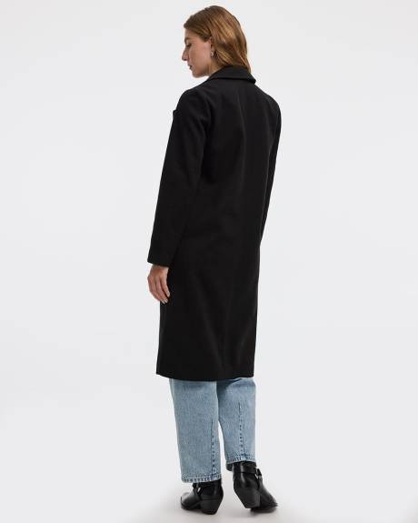 Manteau long à deux boutons