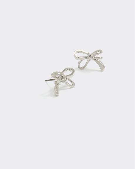 Small Delicate Bow Earrings