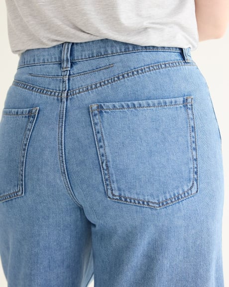 Wide-Leg High-Rise Jean