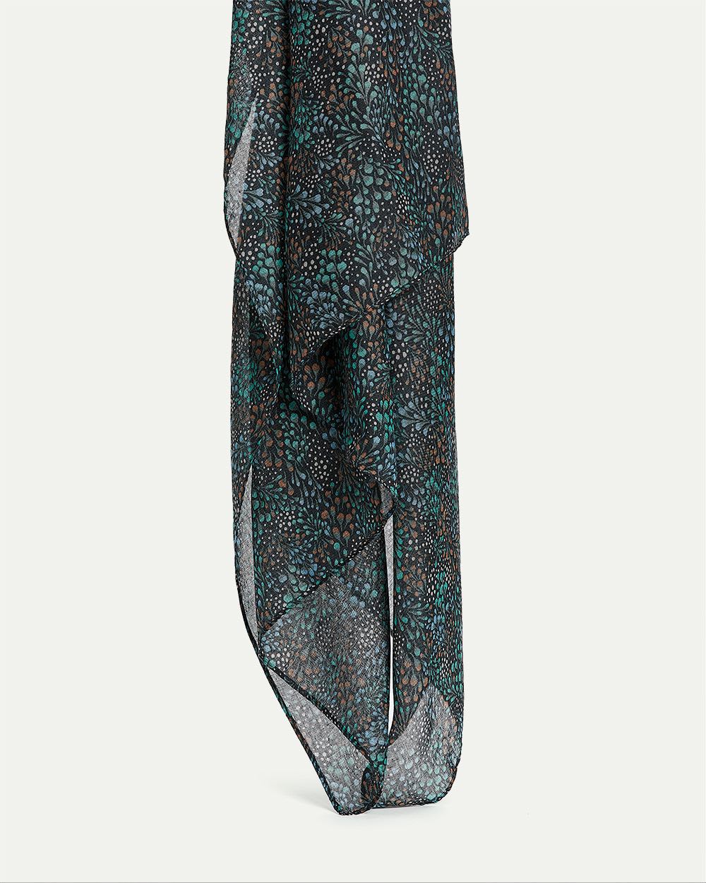 Scarf with Abstract Print