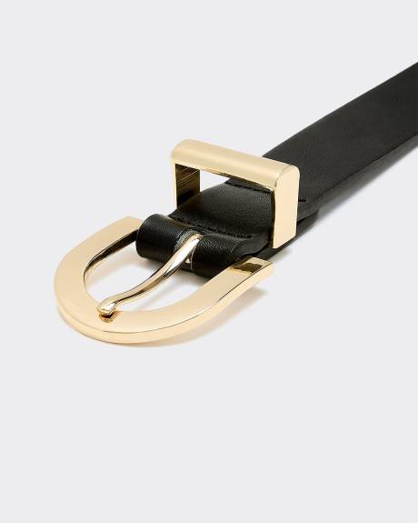Modern Faux Leather Belt