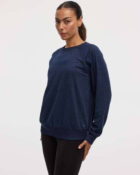 Pull à manches longues et col rond - Dry-Lux (MD) Hyba Essentiels