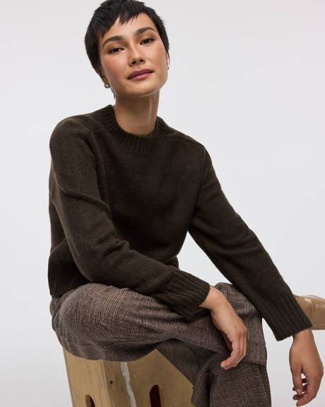 Pull DouceMaille à manches longues et col rond