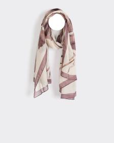 Scarf with Floral Print