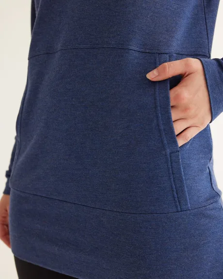 Long-Sleeve Tunic with Kangaroo Pocket, Hyba