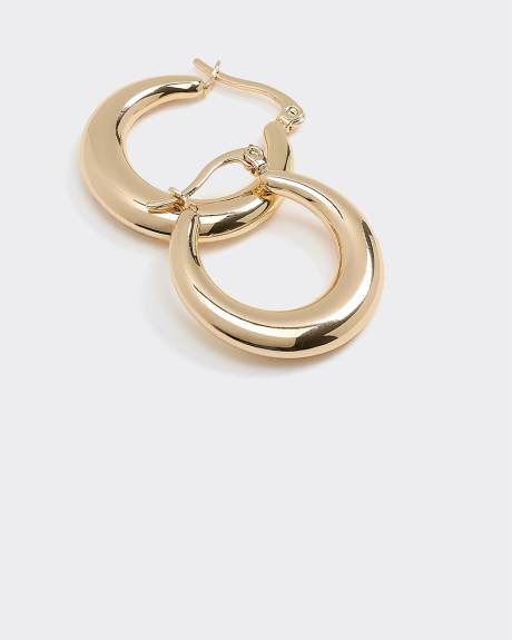 Stainless Steel Chunky Hoops