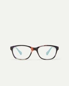 Small Frame Glasses with Blue Filter Lenses