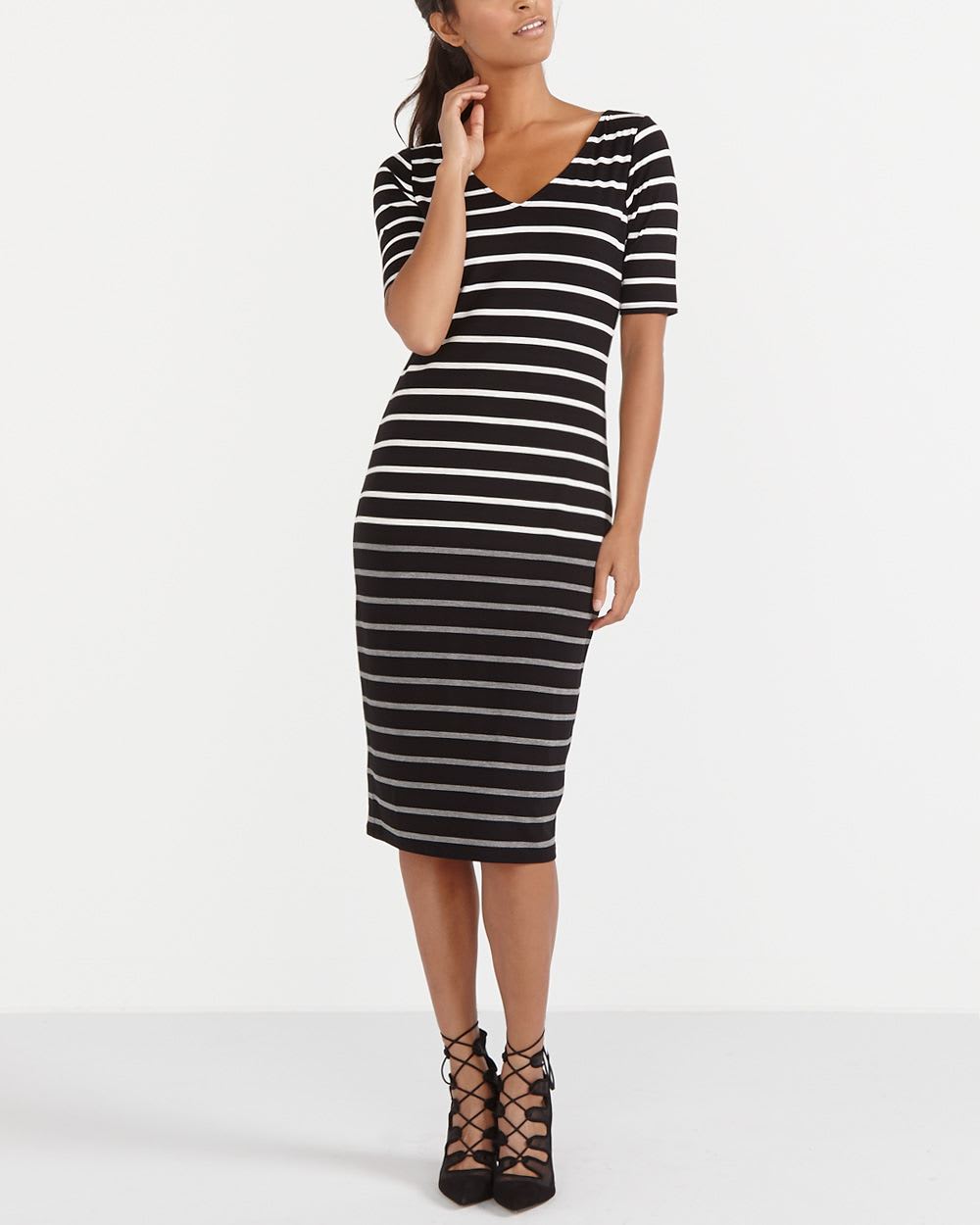 Striped Midi Dress | Women | Reitmans