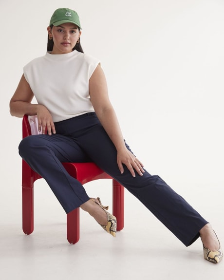 Straight Leg High Rise Pant, The Iconic