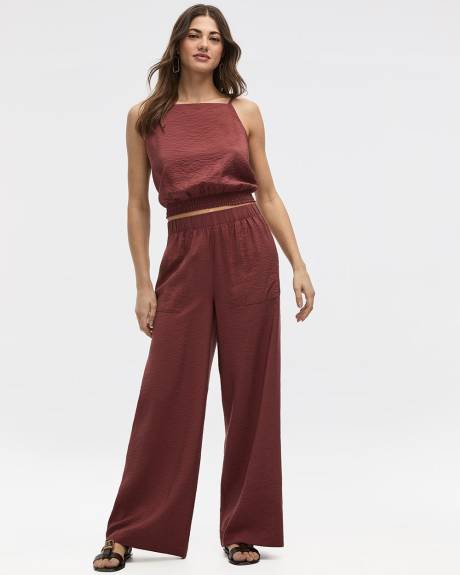 Pantalon à jambe large