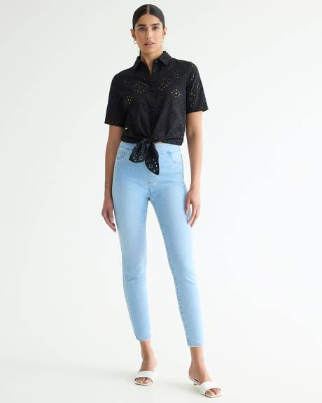 Legging pantacourt en denim - R Essentials - Petite