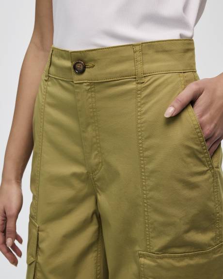 Poplin Jogger with Cargo Pockets