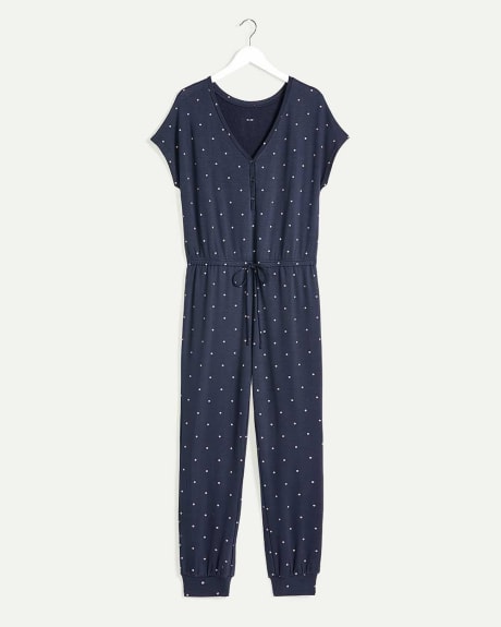 French Terry Pyjama Jumpsuit