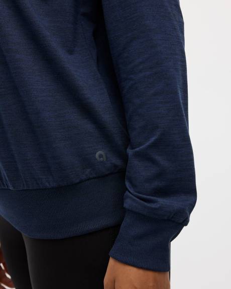 Pull à manches longues et col rond - Dry-Lux (MD) Hyba Essentiels