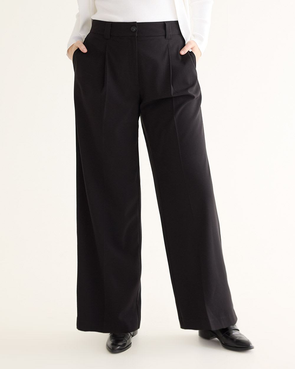 Wide-Leg High-Rise Pant - Curvy Fit - The Timeless