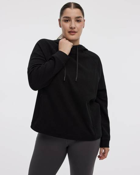 Tunique à capuchon en jacquard - Hyba