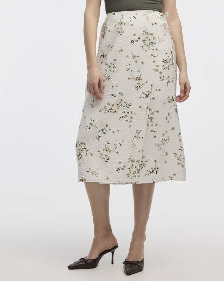 Wrap Midi Skirt