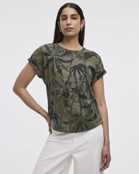 T-shirt à manches courtes et col rond