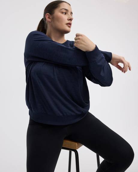 Pull à manches longues et col rond - Dry-Lux (MD) Hyba Essentiels