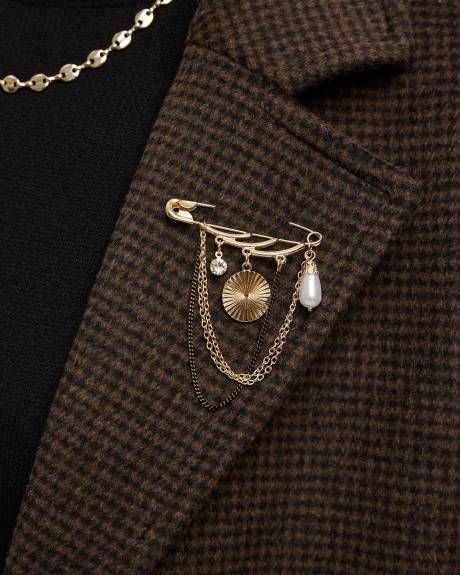 Brooch with Various Pendants