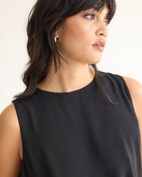 Blouse sans manches &agrave; col rond - R Essentials