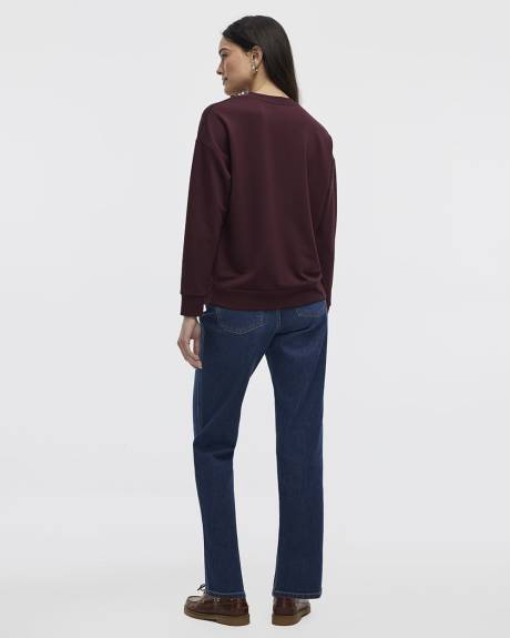 Pull à manches longues et col rond - R Essentials