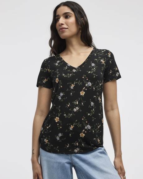 T-shirt à col V - R Essentials