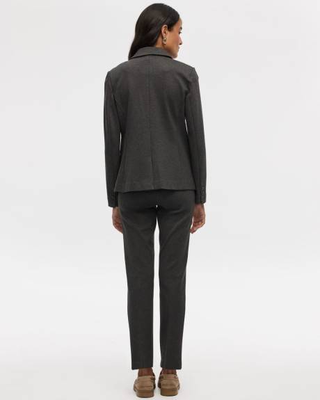 Veston ajusté en tricot à un bouton - Le Stretch Moderne (MD)