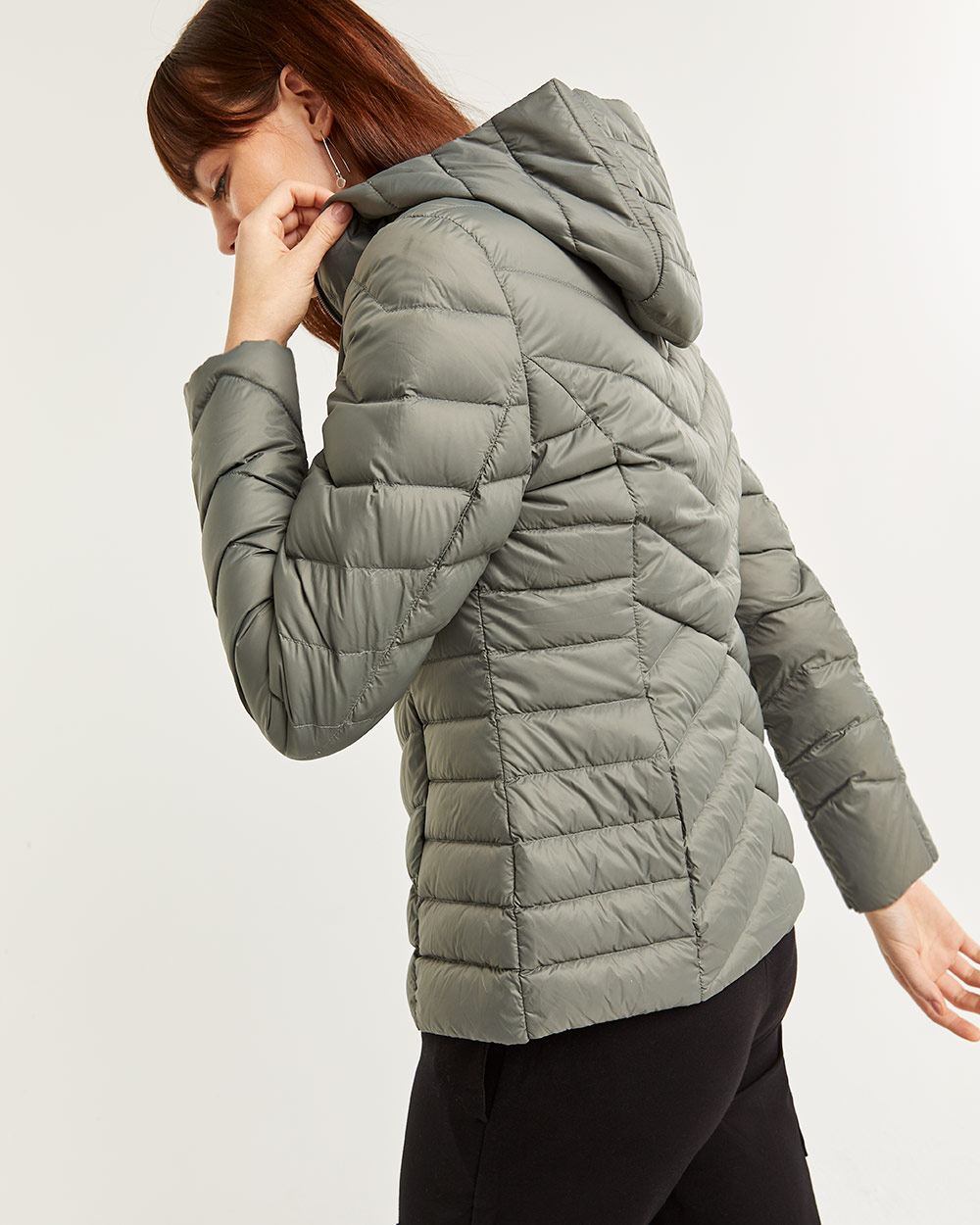 Packable Hooded Quilted Jacket Regular Reitmans