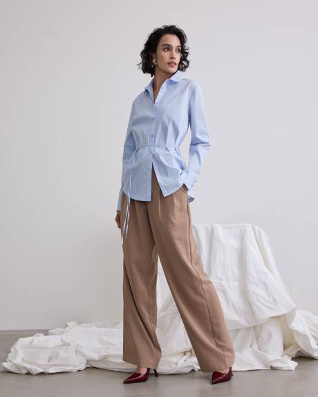 Wide-Leg Mid-Rise Pants - Tall