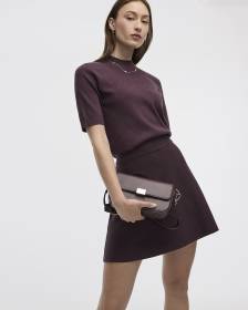 Mini Skirt with Elastic Waistband