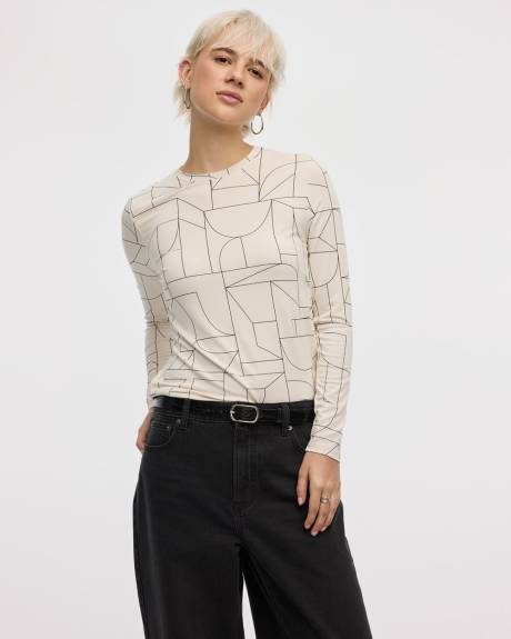 Long-Sleeve Crew-Neck Tee