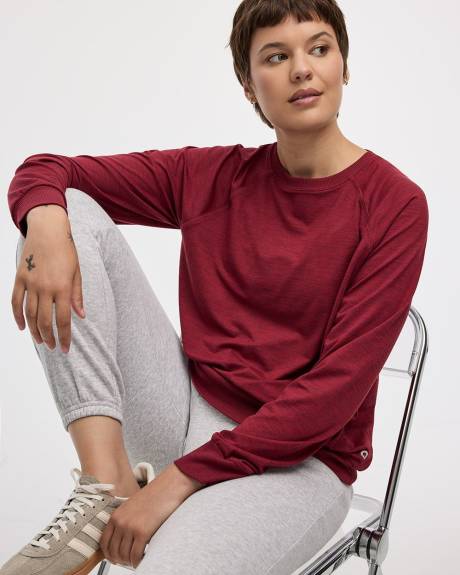 Long-Sleeve Crew-Neck Pullover - Dry-Lux (R) Hyba Essentials