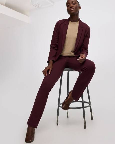 Pantalon à taille haute et jambe droite - Le Stretch Moderne (MD) - Petite