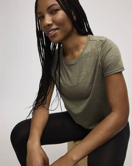 T-shirt à col rond et manches courtes - DRY-LUX (MD) Hyba Essentiels