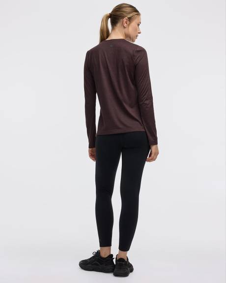 T-shirt à col rond et manches longues - DRY-LUX (MD) Hyba Essentiels