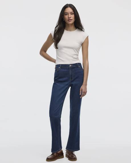 Straight-Leg Mid-Rise Jean - The Classic - Petite