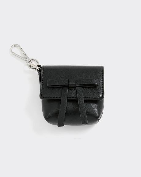 Faux Leather Earphone Case