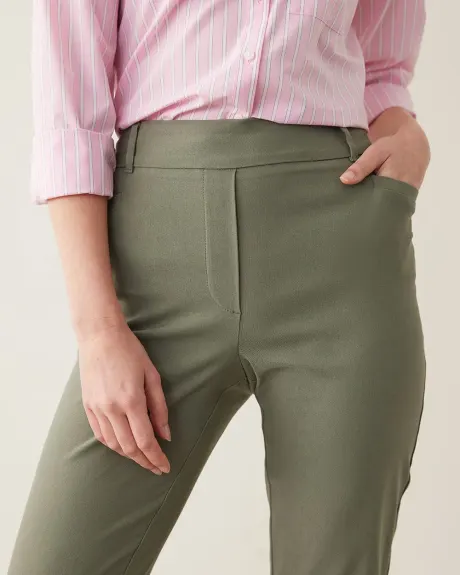 Slim-Leg High-Rise Capri Pants, The Iconic